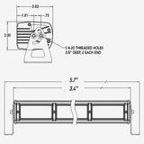 3" TRX Series NFPA Pod/Step LED Light-TOMAR Automotive