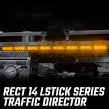 RECT 14 LStick series Traffic Director LED Light Bar