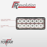 R37 Revolution Series Multi-Function Single Color, Externally Controlled LED Warning Light-TOMAR Automotive