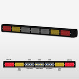 35" TRT Series Multi-Function Rear Chase LED Light Bar-TOMAR Automotive