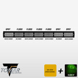 35" TRX Series Dual-Color Infrared LED Light Bar (White, IR, & Amber)-TOMAR Automotive