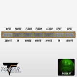 35" TRX Series Single Color Infrared LED Light Bar (White/IR)-TOMAR Automotive