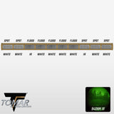 50" TRX Series Single Color Infrared LED Light Bar (White/IR)-TOMAR Automotive