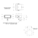 STROBECOM II® T792HL Series Motorcycle Mounted (MOTO) Emitter System-TOMAR Automotive