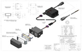 STROBECOM II® T792HL Series Motorcycle Mounted (MOTO) Emitter System-TOMAR Automotive