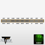 45" TRX Series Single Color Infrared LED Light Bar (White/IR)-TOMAR Automotive