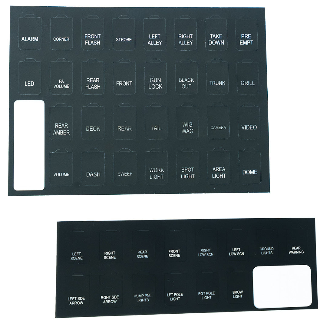 Rotrol Kit Insert 948 and 940 Control Panel Replacement Legend Inserts – TOMAR Automotive
