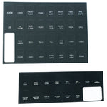 948 and 940 Control Panel Replacement Legend Inserts-TOMAR Automotive