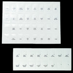 948 and 940 Control Panel Replacement Legend Inserts-TOMAR Automotive