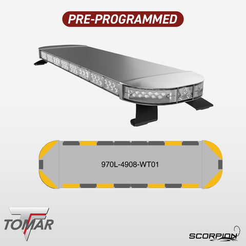 49" Scorpion 970 Series Pre-Programmed Work Truck LED Light Bar-Automotive Tomar