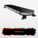 Black Widow 58” Fully Populated dual warning LED Light Bar for Towing