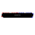 80" Black Widow Series NFPA LED Light Bar w/ Preemption red and blue with takedowns