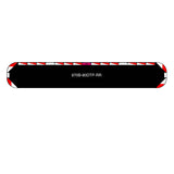 80" Black Widow Series NFPA LED Light Bar w/ Preemption all red with takedowns