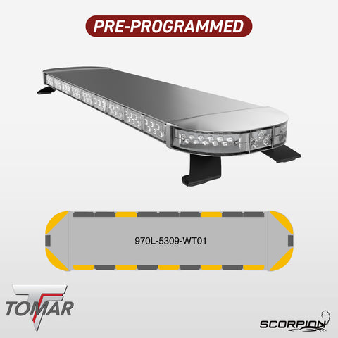 53" Scorpion 970 Series Pre-Programmed Work Truck LED Light Bar-Automotive Tomar