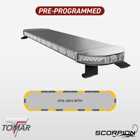 58" Scorpion 970 Series Pre-Programmed Work Truck LED Light Bar-Automotive Tomar
