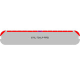 72" 970 Series NFPA LED Light Bar w/ Preemption Emitter
