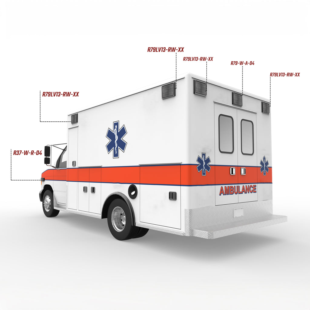 Triple-K 1822F Streamline Ambulance LED Lighting Package Image