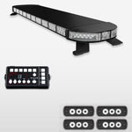 58" Black Widow Series Fully Populated LED Light Bar Kit for Work Trucks