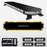 58" Black Widow Series Fully Populated LED Light Bar Kit for Work Trucks-TOMAR Automotive