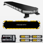 58" Black Widow Series Fully Populated LED Light Bar Kit for Work Trucks-TOMAR Automotive