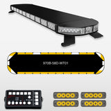 58" Black Widow Series Fully Populated LED Light Bar Kit for Work Trucks-TOMAR Automotive
