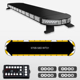 58" Black Widow Series Fully Populated LED Light Bar Kit for Work Trucks-TOMAR Automotive
