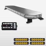 58" Scorpion Series Full Size LED Light Bar Kit for Work Trucks rect 16 amber led lights