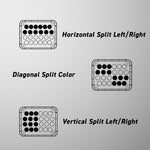 R79 Revolution Series Warning Split Color LED Light