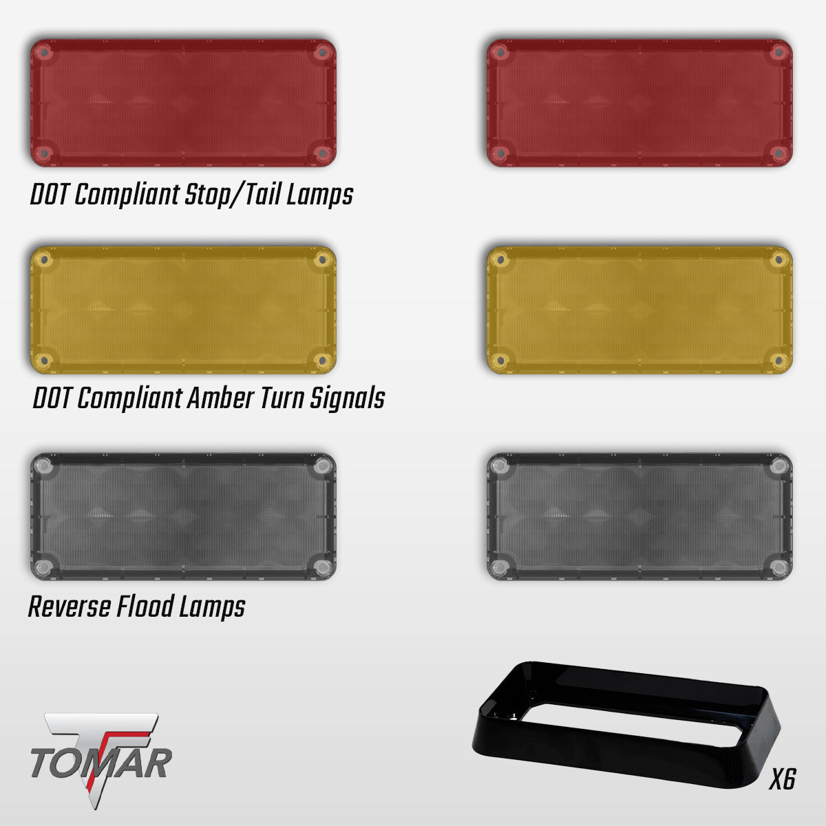 R37 Revolution Series DOT Bundle Colored Lens – TOMAR Automotive