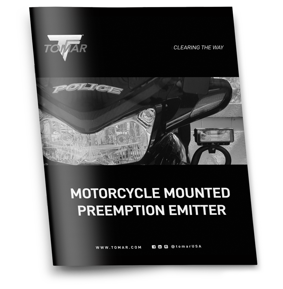 Motorcycle Mounted Preemption Emitter Image
