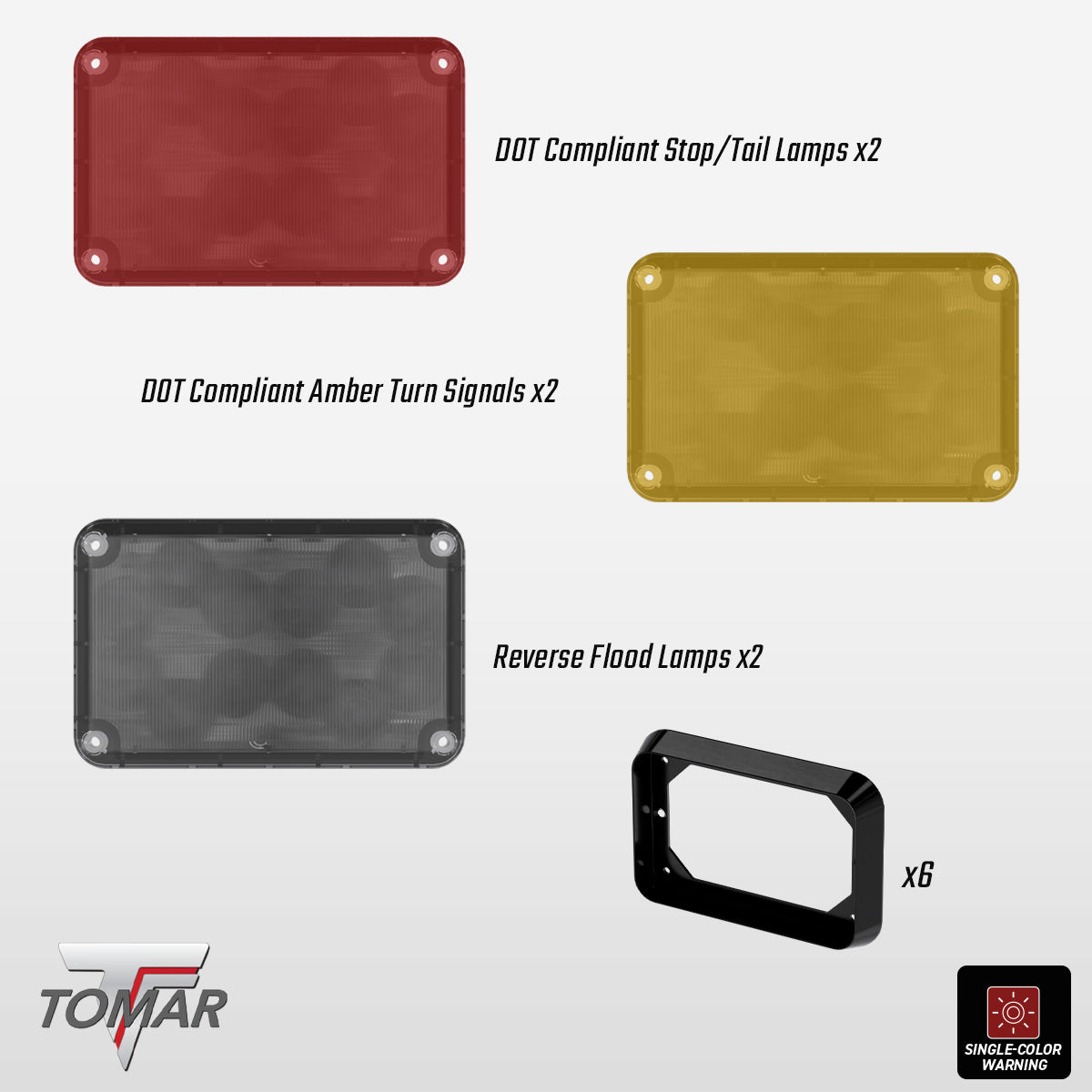 R46 Revolution Series DOT Bundle Colored Lens – TOMAR Automotive