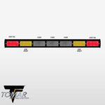 35" TRT Series Multi-Function Rear Chase LED Light Bar-TOMAR Automotive