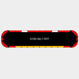 58" Black Widow Series NFPA LED Light Bar w/o Preemption-Automotive Tomar