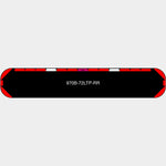 72" Black Widow Series NFPA LED Light Bar w/ Preemption-Automotive Tomar
