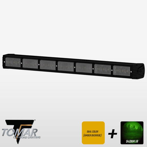 35" TRX Series Dual-Color Infrared LED Light Bar (White, IR, & Amber)TOMAR Off Road