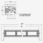 6" TRX Series LED Light Bar-Automotive Tomar